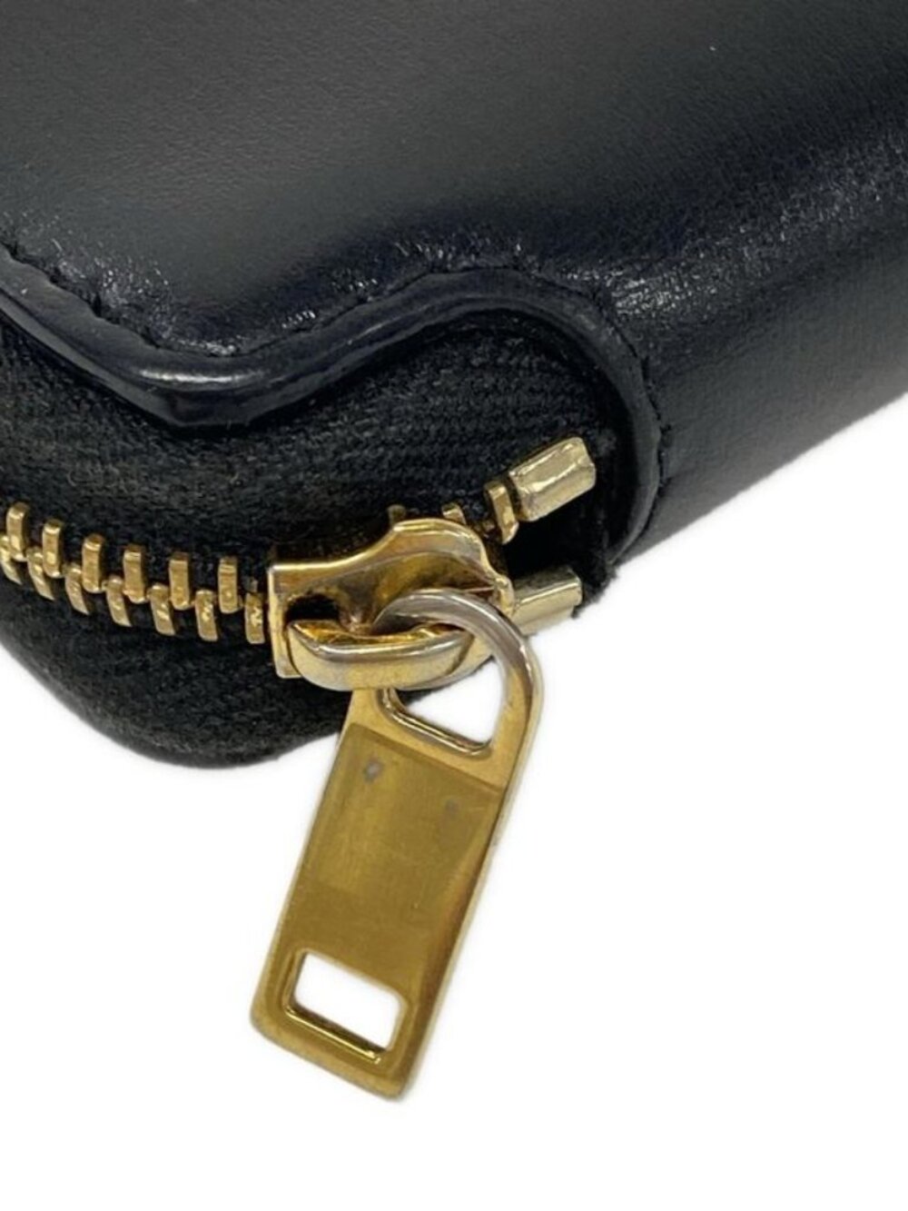 ★SOLD★ Saint Laurent Paris Bifold Wallet Tiny Monogram Compact Full Zip Black - Picture 7 of 8